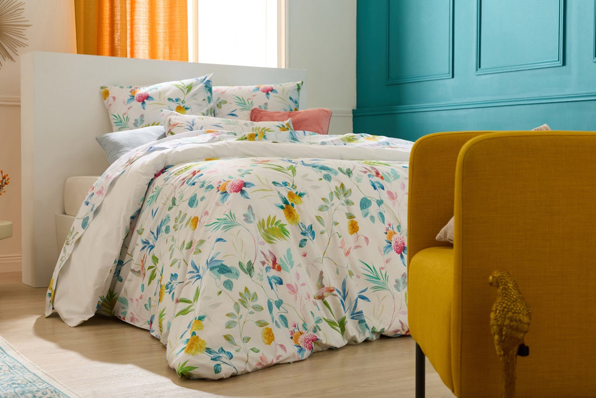 Parures de lit en percale de coton