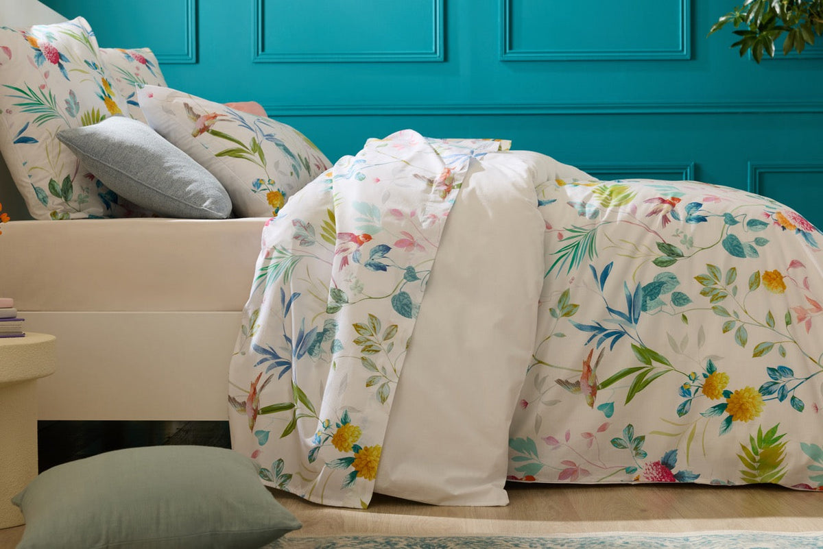 Draps housses en percale de coton