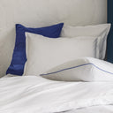 Taies d'oreiller blanc pure - Percale de coton 120 fils