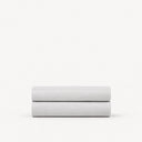 drap plat percale de coton uni blanc naturel doux