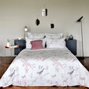 housse de couette collection Poésie motif floral percale de coton