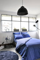 Parure de lit bleu Indigo
