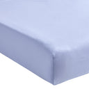 Drap housse Bleu indigo - Percale de coton 120 fils