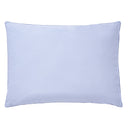 Taies d'oreiller Bleu indigo - Percale de coton 120 fils