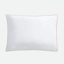 Taies d'oreiller blanc pure - Percale de coton 120 fils