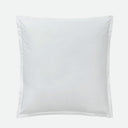 Taies d'oreiller blanc pure volant piqué - Percale de coton 120 fils