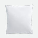 taie 50x70 percale coton blanc pur noir