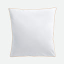 taie 65x65 percale coton blanc pur safran
