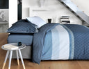 parure de lit collection Voyage percale de coton motif imprimé