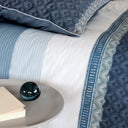 ambiance chambre parure de lit collection Voyage coton imprimé