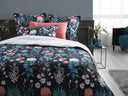 Drap Plat fleuri - Percale de coton 120 fils
