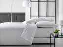 Taies d'oreiller blanc pure - Percale de coton 120 fils