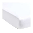 Drap housse bleu lagon - Percale de coton 120 fils