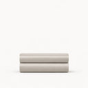 Drap housse en satin de coton beige chic | Julie Lavarière