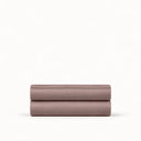 Drap housse en satin de coton chocolat, en précommande | Julie Lavarière