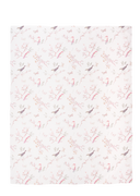 drap plat percale de coton collection Poésie motif floral