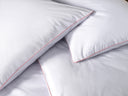 Taies d'oreiller Gris parme - Percale de coton 80 fils