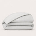 housse de couette en coton gris