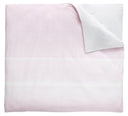 Housse de couette rose poudré - Percale de coton 120 fils