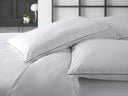 Taies d'oreiller blanc pure - Percale de coton 120 fils