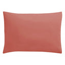 taie d'oreiller 50x70 percale de coton couleur marsala bordeaux