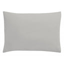 taie d'oreiller 50x70 percale de coton couleur paloma gris clair