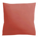 taie d'oreiller 65x65 percale de coton couleur marsala bordeaux