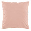 Taie d'oreiller carrée 65x65 cm unie flamand rose en percale de coton 80 fils | Julie Lavarière