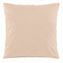 Taie d'oreiller carrée 65x65 cm unie quarzo en percale de coton 80 fils | Julie Lavarière