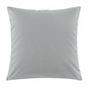 Taie d'oreiller carrée en satin de coton bleu gris, en précommande | Julie Lavarière