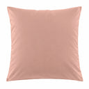 Taie d'oreiller carrée en satin de coton rose chic | Julie Lavarière