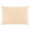 Taie d'oreiller unie jaune pâle en percale de coton 80 fils | Julie Lavarière
