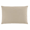 Taie d'oreiller unie sable en percale de coton 80 fils | Julie Lavarière
