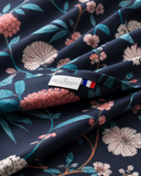 Drap Plat fleuri - Percale de coton 120 fils